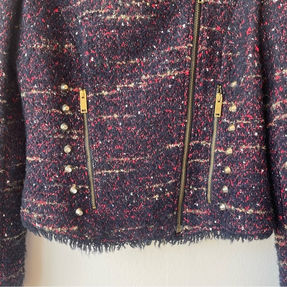 ZARA tweed chopped jacket size Medium - Picture 5 of 11